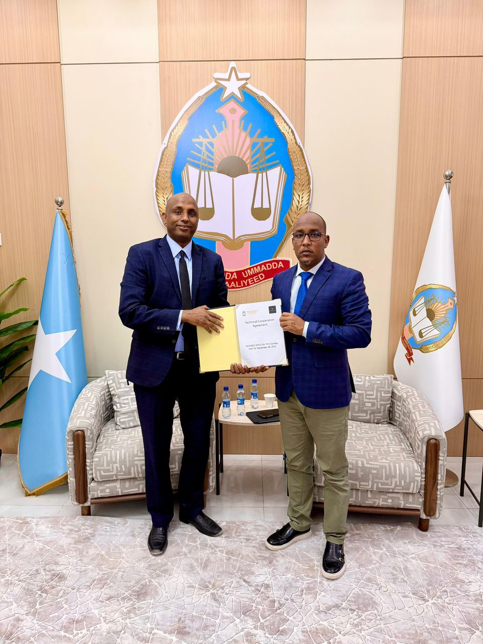 National Leadership Academy Somalia (NLA) Signs Technical Cooperation Agreement with Somali National University (SNU).